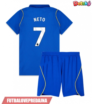 Lacne Dětský Futbalové dres Chelsea Pedro Neto #7 2026-27 Krátky Rukáv - Domáci (+ trenírky)